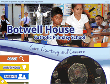 Tablet Screenshot of botwellhouseschool.co.uk